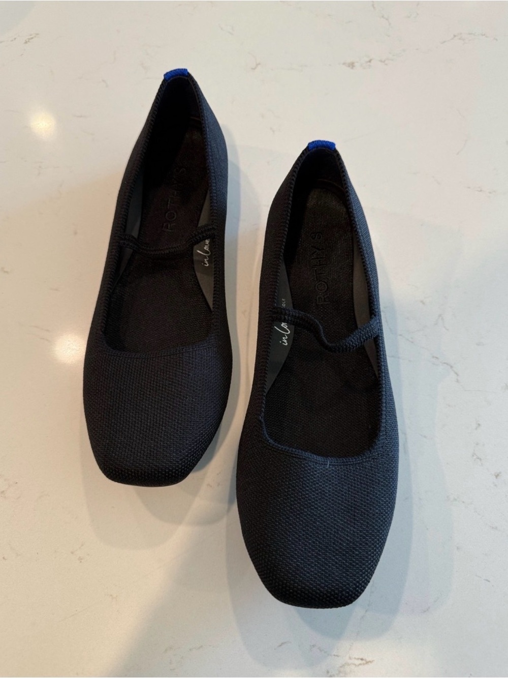 Rothy’s max square black Mary Jane flats 7